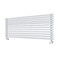 Горизонтальный радиатор с квадратными колонками КЗТО QUADRUM NEO 50 H 1250 RAL 9016 схема 3