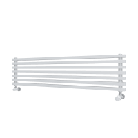 Горизонтальный радиатор с квадратными колонками КЗТО QUADRUM NEO 50 H 1250 RAL 9016 схема 9