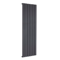 Трубчатый радиатор КЗТО Соло В 1-1750 RAL 9005 схема 1