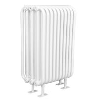 Пятирядный радиатор из стали КЗТО РСК 10 секций 5-10 1/2 схема 2