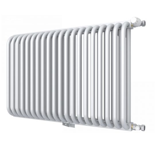 Стальной двухрядный радиатор с квадратным коллектором КЗТО РС 2-500 3/4 схема 7