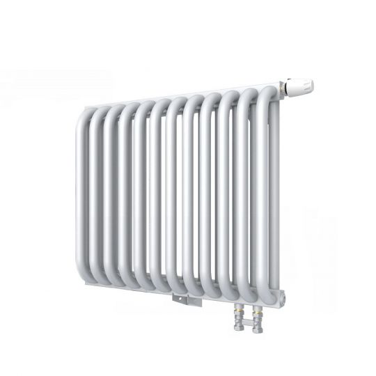 Стальной двухрядный радиатор с квадратным коллектором КЗТО РС 2-500 1/2 нижнее подключение прав схема 2 Стальной двухрядный радиатор с квадратным коллектором КЗТО РС 2-500 1/2 нижнее подключение прав схема 2