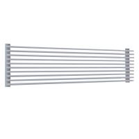 Горизонтальный стальной  радиатор КЗТО Параллели Г1-1750 шаг 25мм схема 1