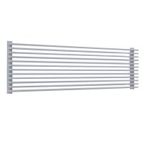 Горизонтальный стальной  радиатор КЗТО Параллели Г1-1750 шаг 25мм схема 2