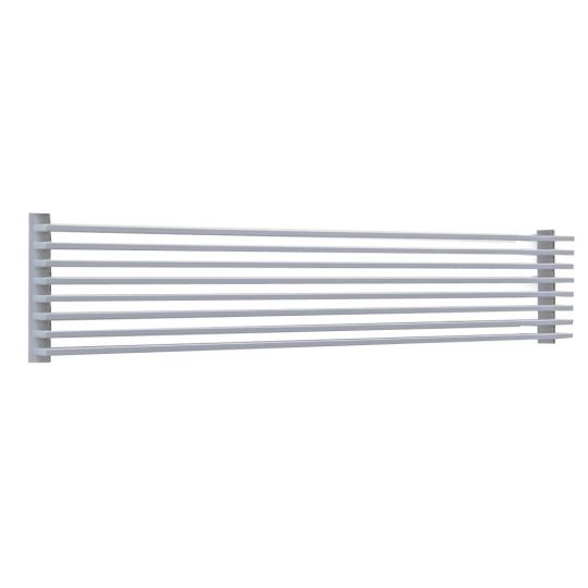 Горизонтальный стальной  радиатор КЗТО Параллели Г1-1750 шаг 25мм схема 4