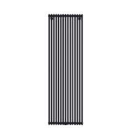 Трубчатый радиатор КЗТО Гармония с торцами полусферической формы С25 1-2000-15 RAL1M184SB144 схема 1