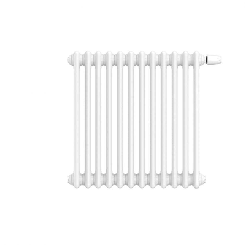 Трубчатый радиатор КЗТО Bataria 2-500 боковое подключение цвет белый