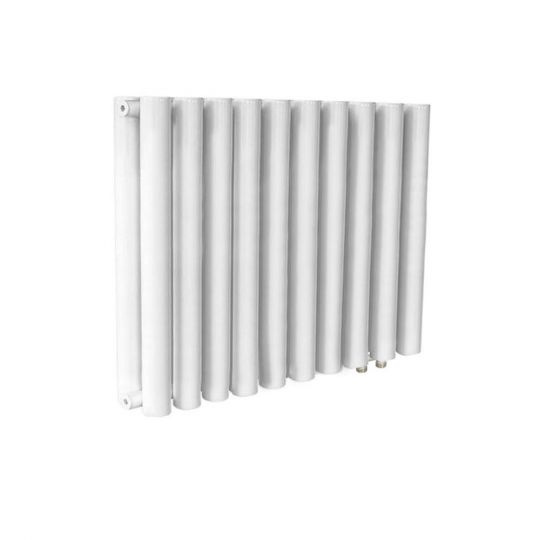 Трубчатый двухрядный радиатор КЗТО Гармония 2-500 нижнее подключение схема 1