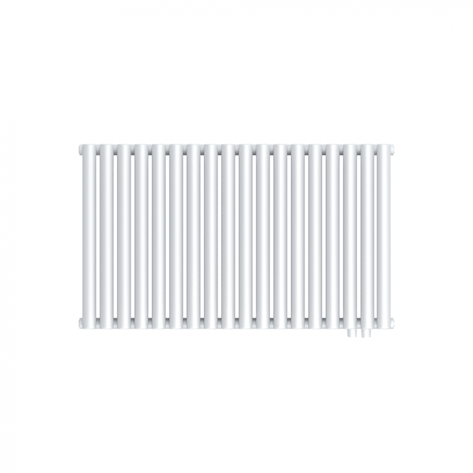 Толстотрубный радиатор КЗТО Гармония А40 1-500-18 нижнее подключение прав RAL 9016