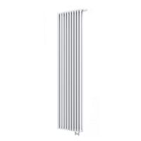 Стальной трубчатый радиатор КЗТО Гармония двухрядный  А25 2-1750 нижнее подключение схема 1