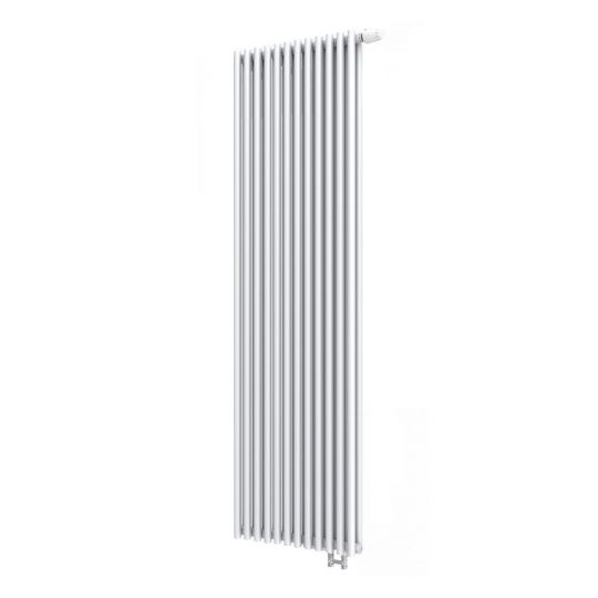 Стальной трубчатый радиатор КЗТО Гармония двухрядный  А25 2-1750 нижнее подключение схема 2