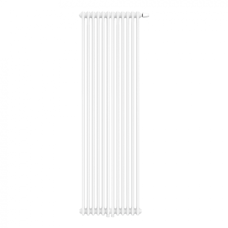 Стальной трубчатый радиатор КЗТО Bataria 2-1750 цвет белый  универсальное нижнее подключениеUT RAL 9016 ФОТО