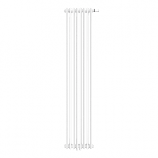 Стальной трубчатый радиатор КЗТО Bataria 2-1750 цвет белый  универсальное нижнее подключениеUT RAL 9016 схема 5