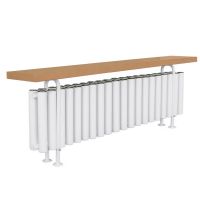 Стальной радиатор-скамейка КЗТО Завалинка Гармония 2-300-20 схема 1