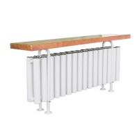Стальной радиатор-скамейка КЗТО Завалинка Гармония 2-300-16 схема 1