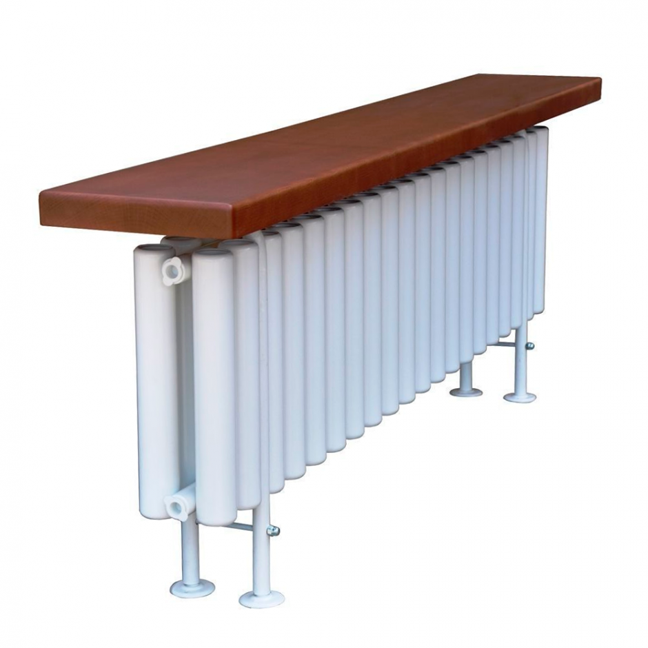 Стальной радиатор-скамейка КЗТО Завалинка Гармония 2-300-14 ФОТО