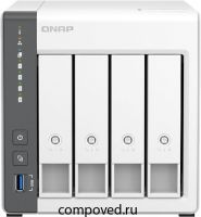 Сетевое хранилище (NAS) QNAP D4 (Rev. C)