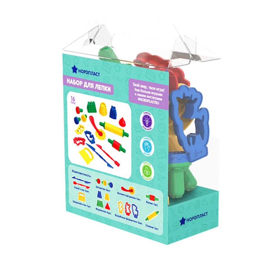 Набор для лепки (16 дет. в блистере)