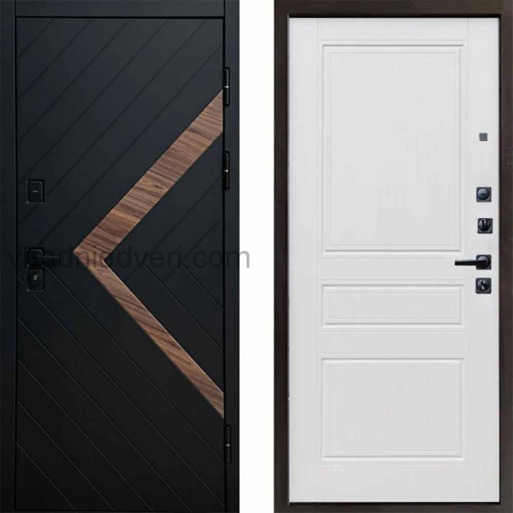 Входная дверь Termo-door Плэй - Классика Белое дерево