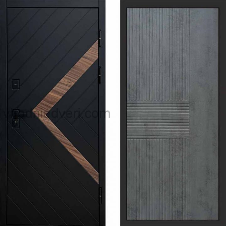 Входная дверь Termo-door Плэй - Мастино Бетон темный