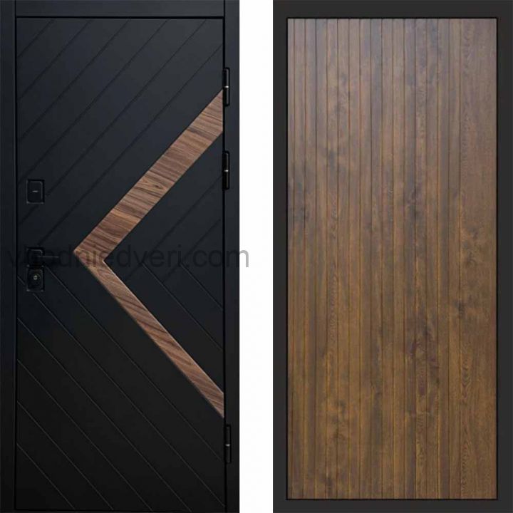 Входная дверь Termo-door Плэй - FLAT Дуб