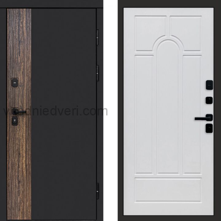 Входная дверь Termo-door ТОР - Арка Белое дерево