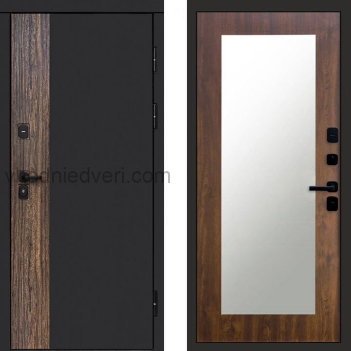 Входная дверь Termo-door ТОР - Зеркало триумф Дуб
