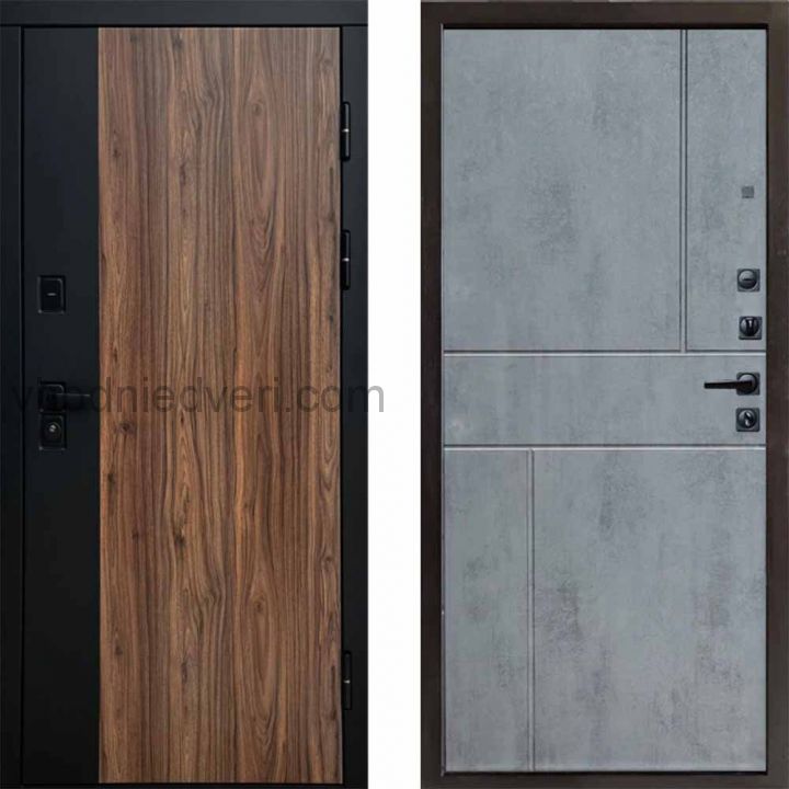 Входная дверь Termo-door Флэш - Горизонт Бетон темный