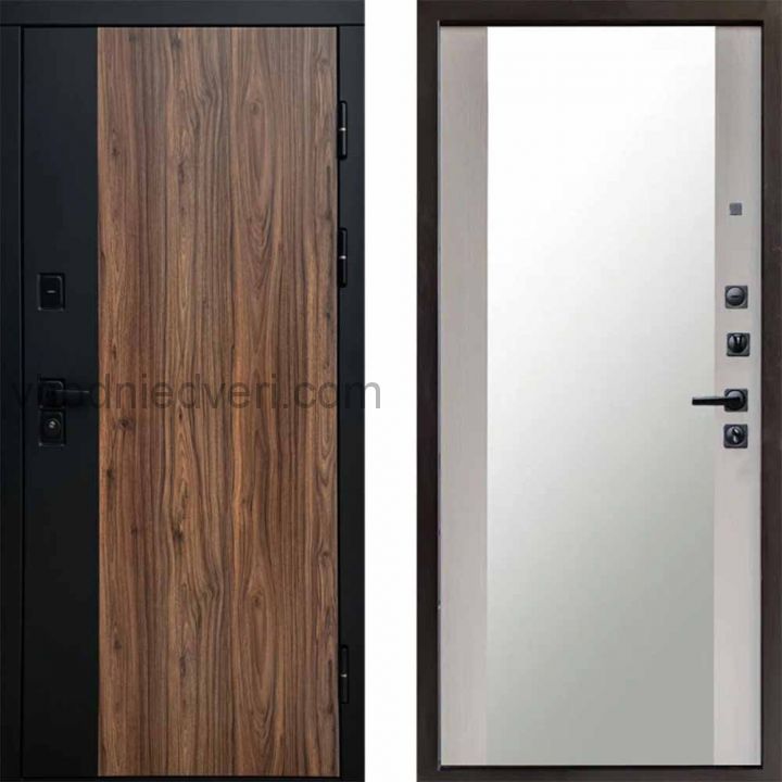 Входная дверь Termo-door Флэш - Зеркало Лиственница