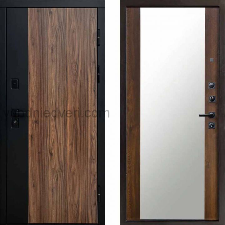 Входная дверь Termo-door Флэш - Зеркало Дуб