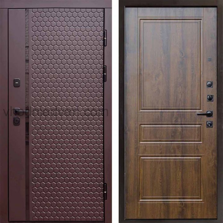 Входная дверь Termo-door Simple Шоколад - Классика Дуб