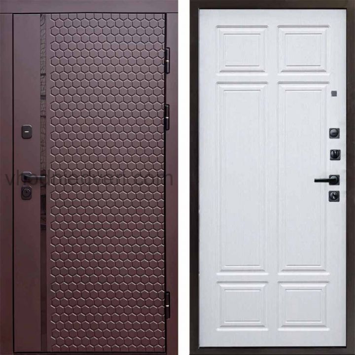 Входная дверь Termo-door Simple Шоколад - Лиственница премиум