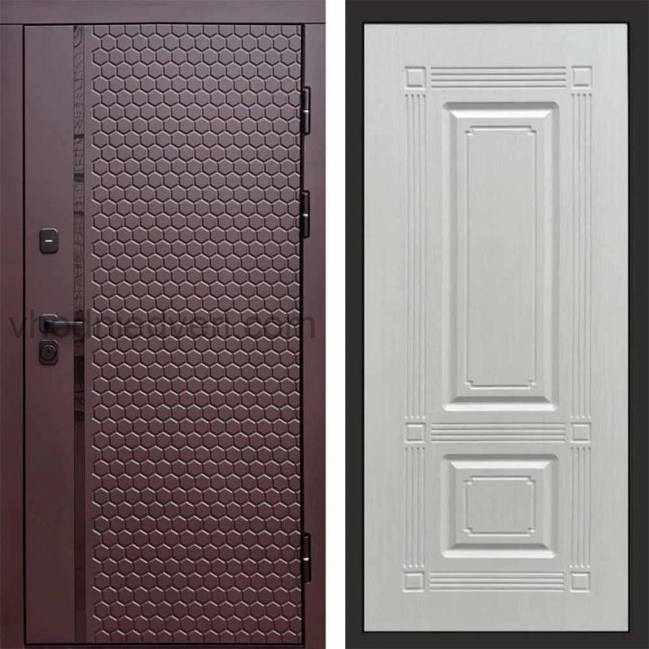 Входная дверь Termo-door Simple Шоколад - Мадрид Лиственница