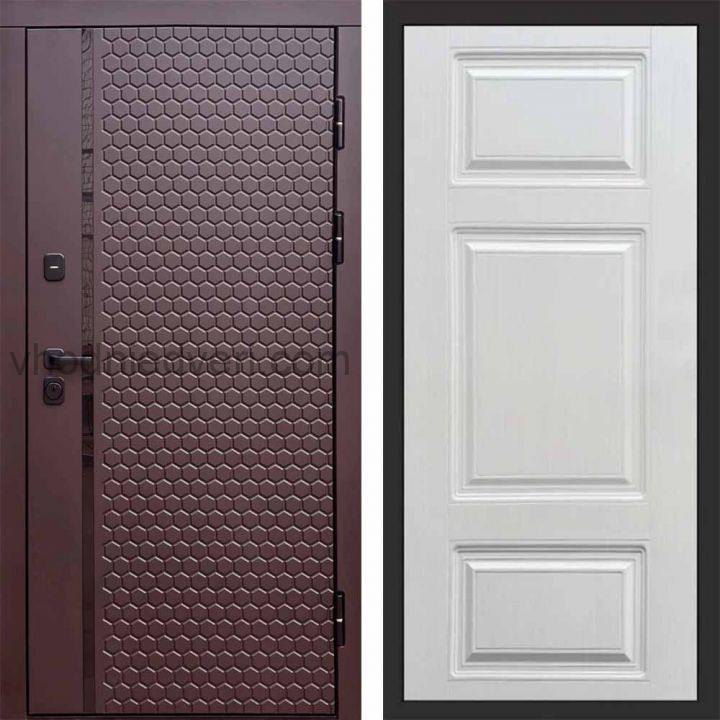 Входная дверь Termo-door Simple Шоколад - Лион Лиственница