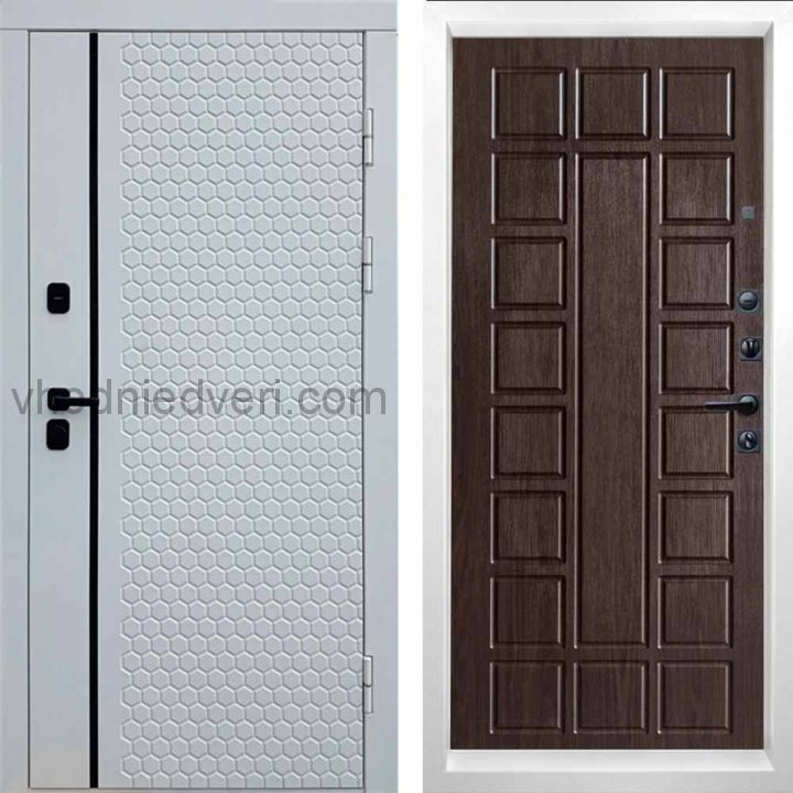 Входная дверь Termo-door Simple White - Престиж Венге