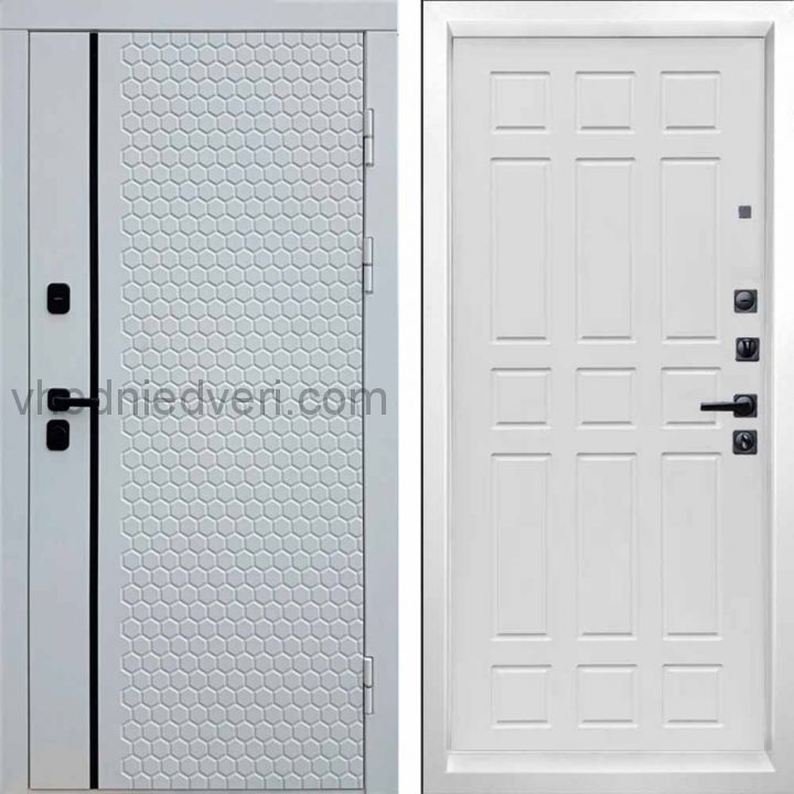 Входная дверь Termo-door Simple White - Спарта Белое дерево