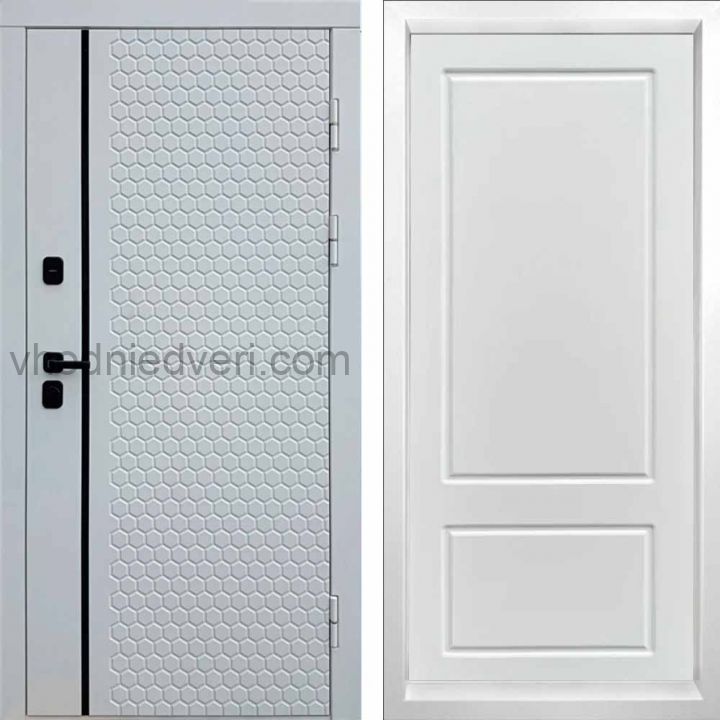 Входная дверь Termo-door Simple White - Марсель Белый софт