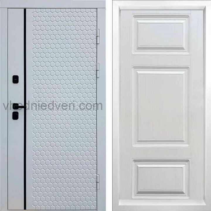 Входная дверь Termo-door Simple White - Лион Лиственница