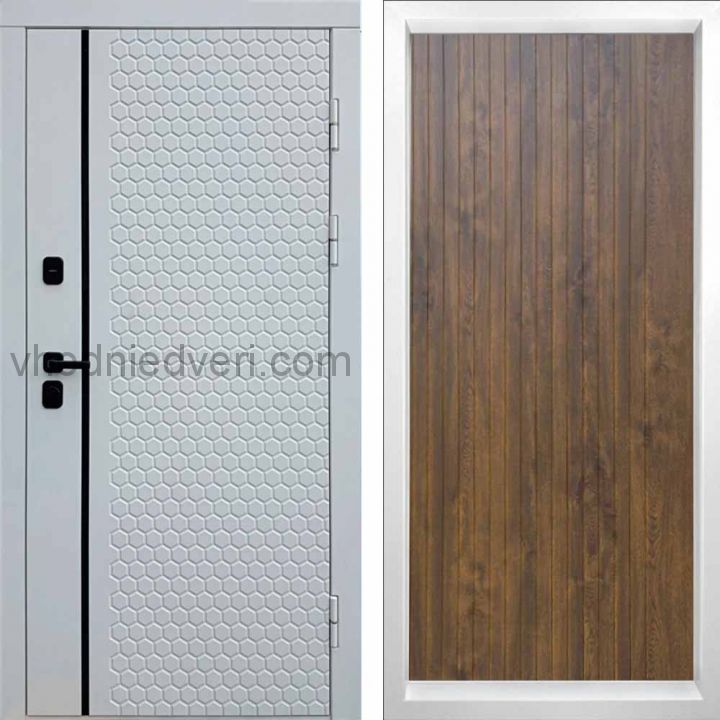 Входная дверь Termo-door Simple White - FLAT Дуб