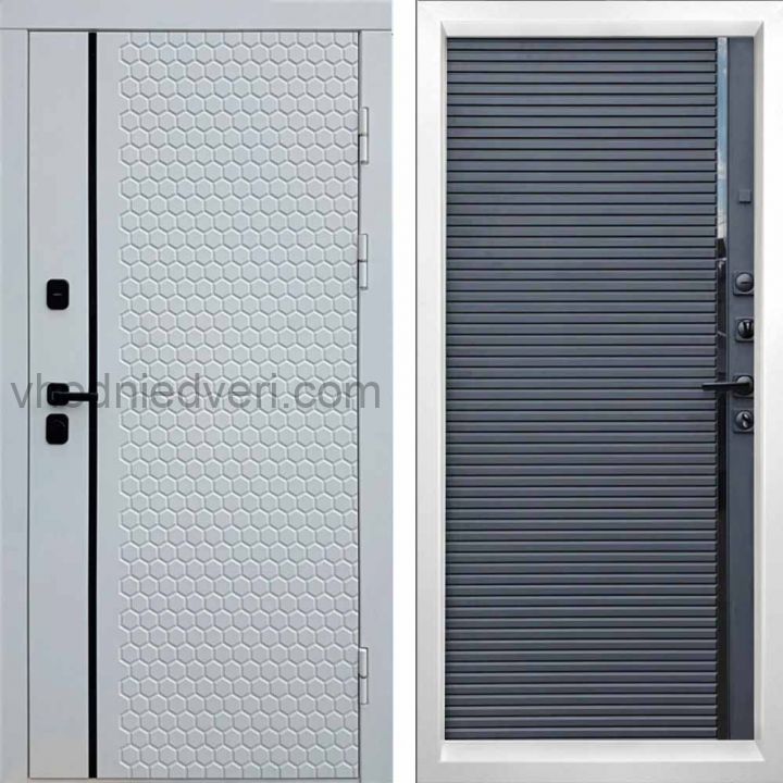 Входная дверь Termo-door Simple White - Porte black