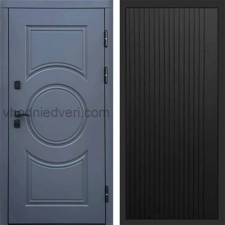 Входная дверь Termo-door Сфера - FLAT Черный кварц