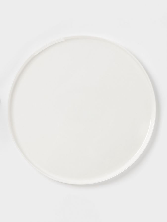 Блюдо для пиццы Magistro White Snow, d=32 см, фарфор, белое