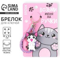 Брелок для ключей «Возьми меня на ручки», 12 х 3,5 см