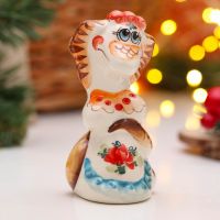 Фигурка «Змея Люся», 11?6.5 см, гжель, цветная