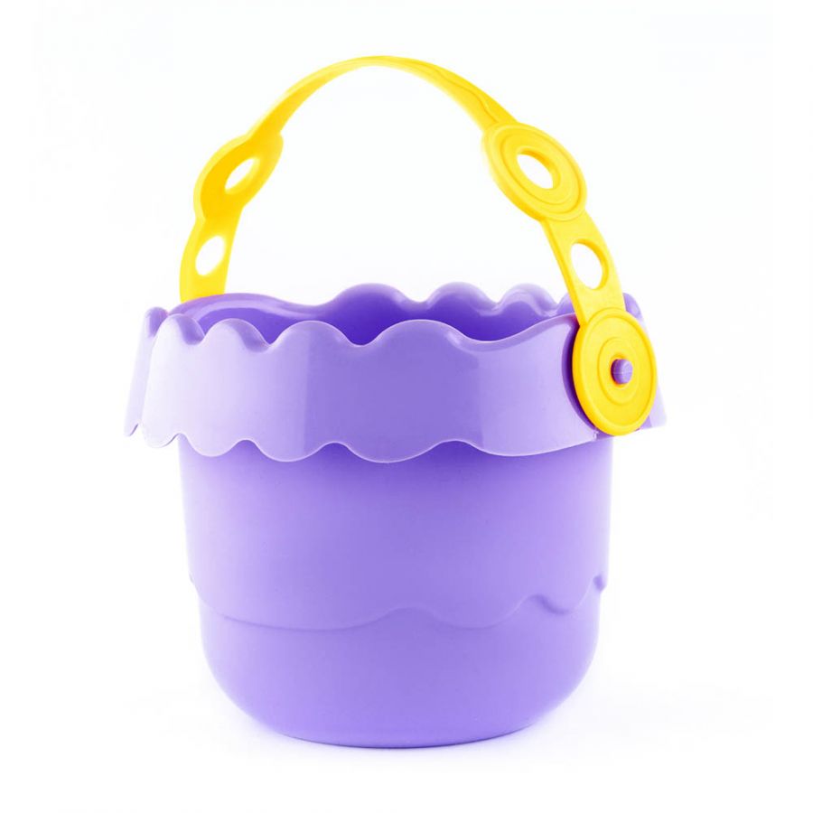 Ведро "Волна" (цвет розовый)