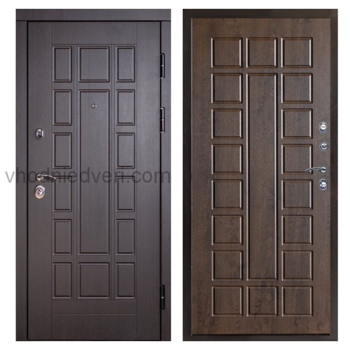 Входная дверь Termo-door Виргиния Венге - Престиж Дуб