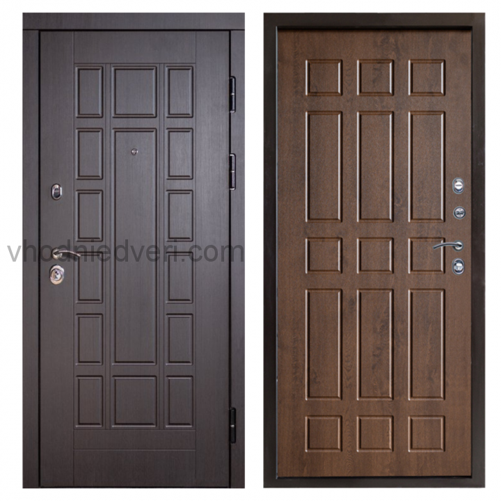 Входная дверь Termo-door Виргиния Венге - Спарта Дуб