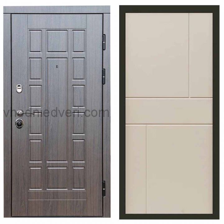 Входная дверь Termo-door Виргиния Венге - Горизонт Слоновая кость