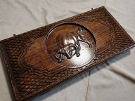 Нарды резные "Буйвол" средние 50