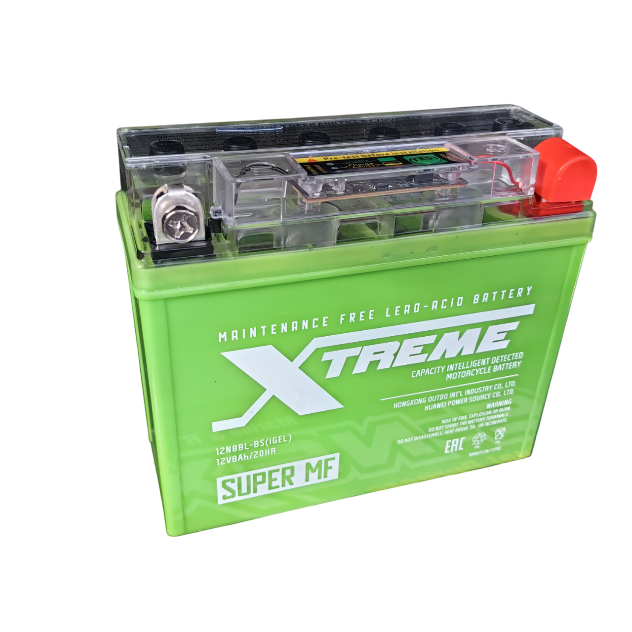 АКБ XTREME 12N8BL-BS 8Ач iGEL обр